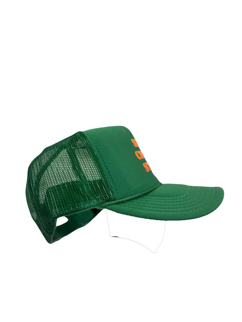 Green Orange Seven Cowboys Hat