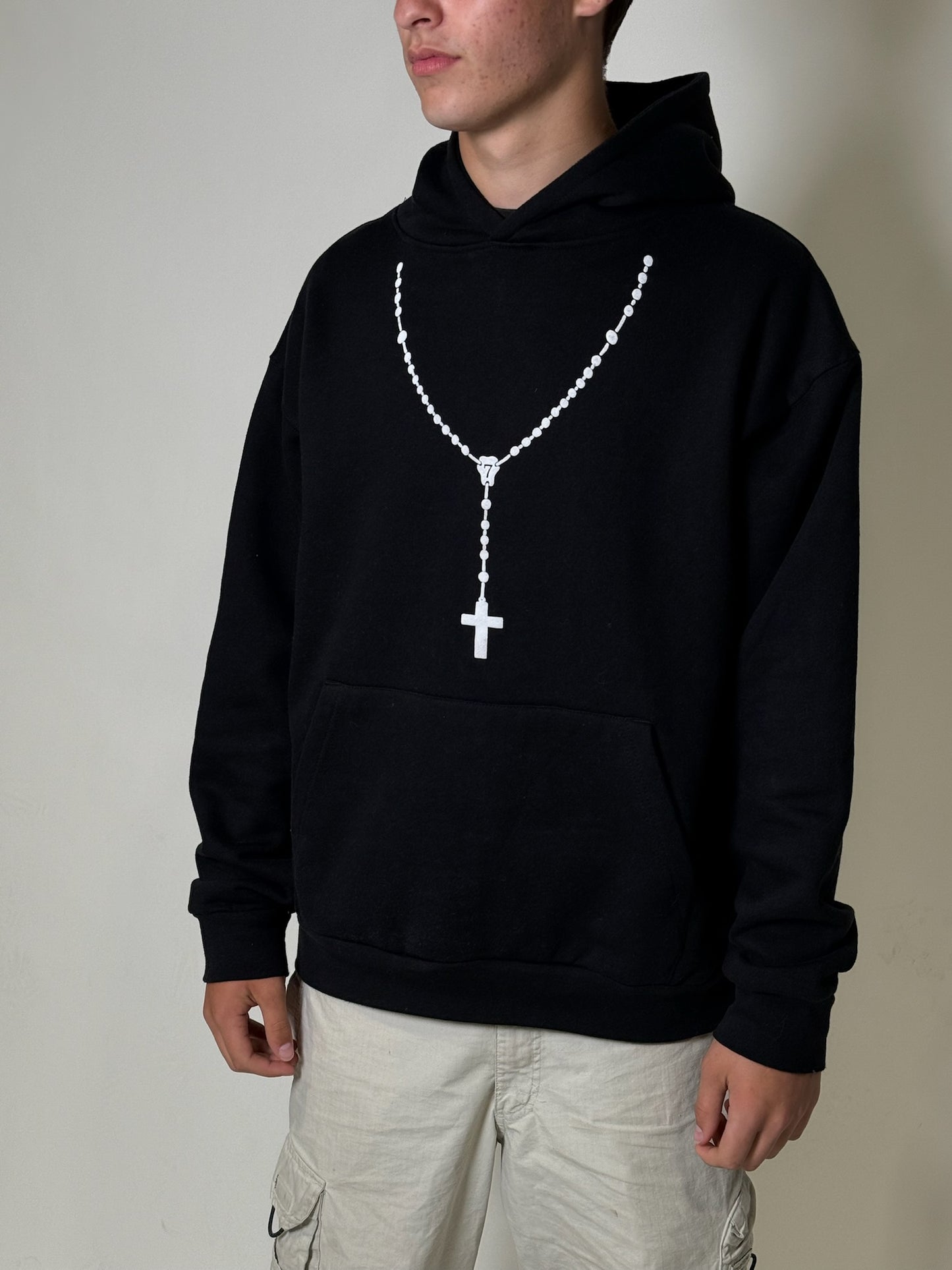 Black Rosary Hoodie