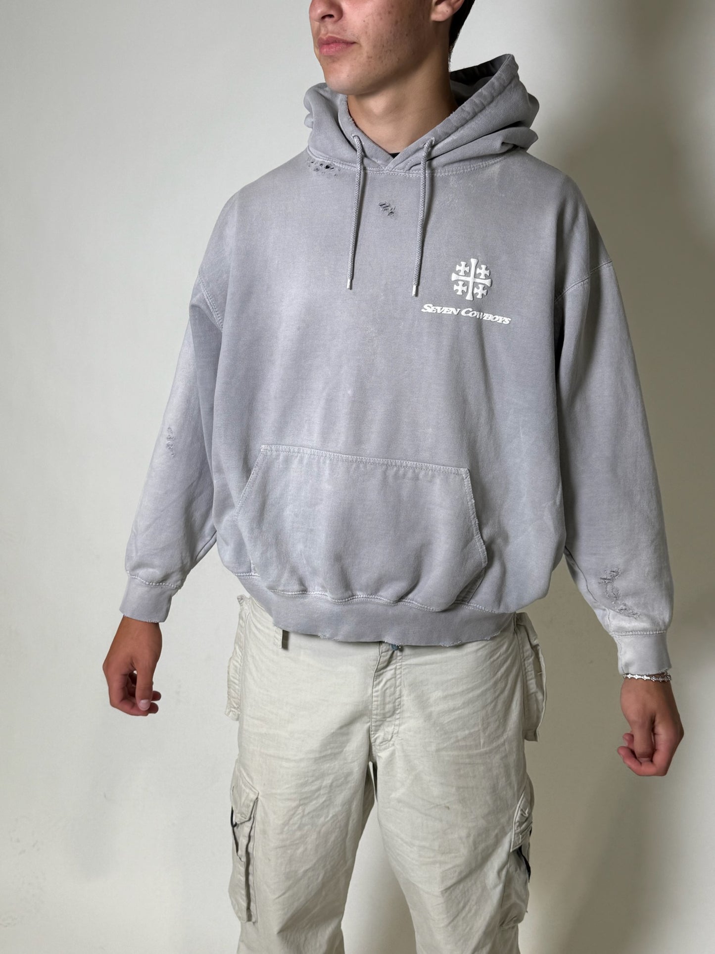 Grey Seven Cowboys Distressed Hoodie