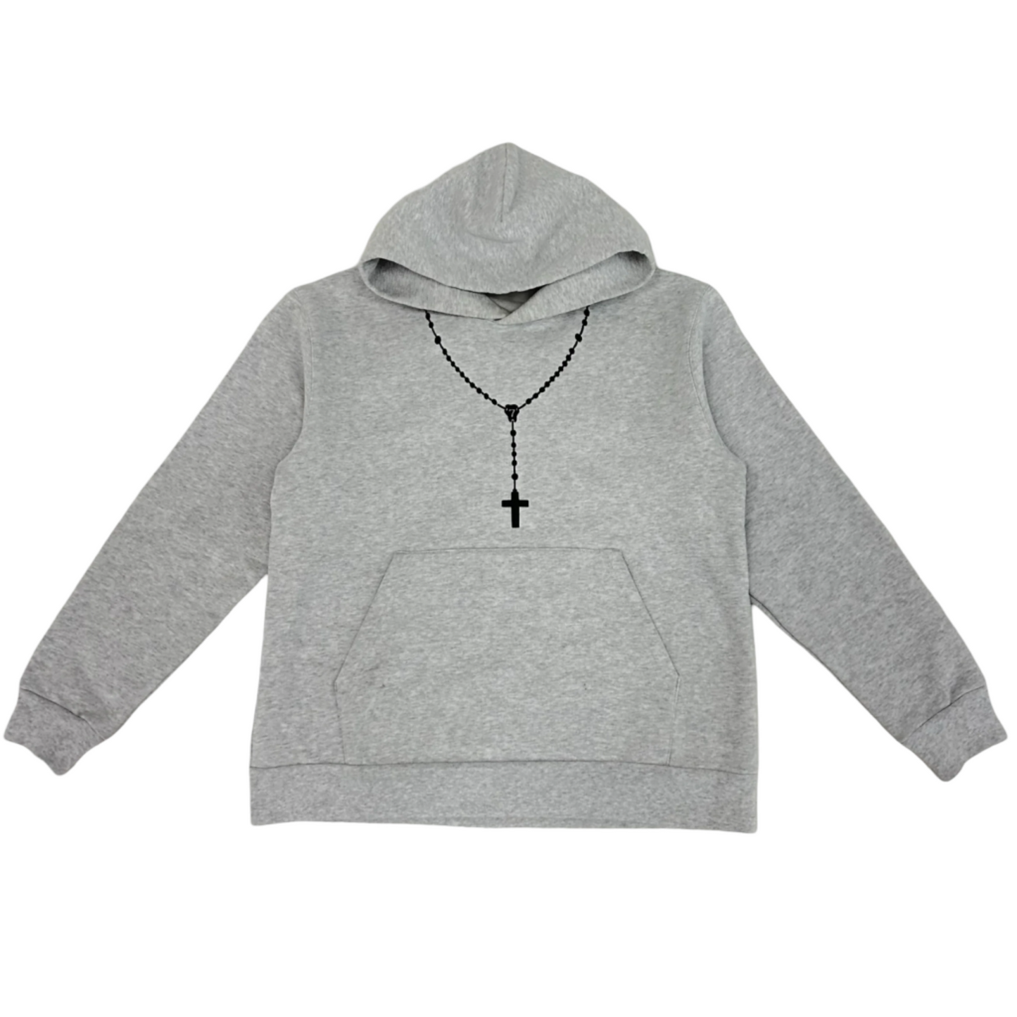 Grey Rosary Hoodie