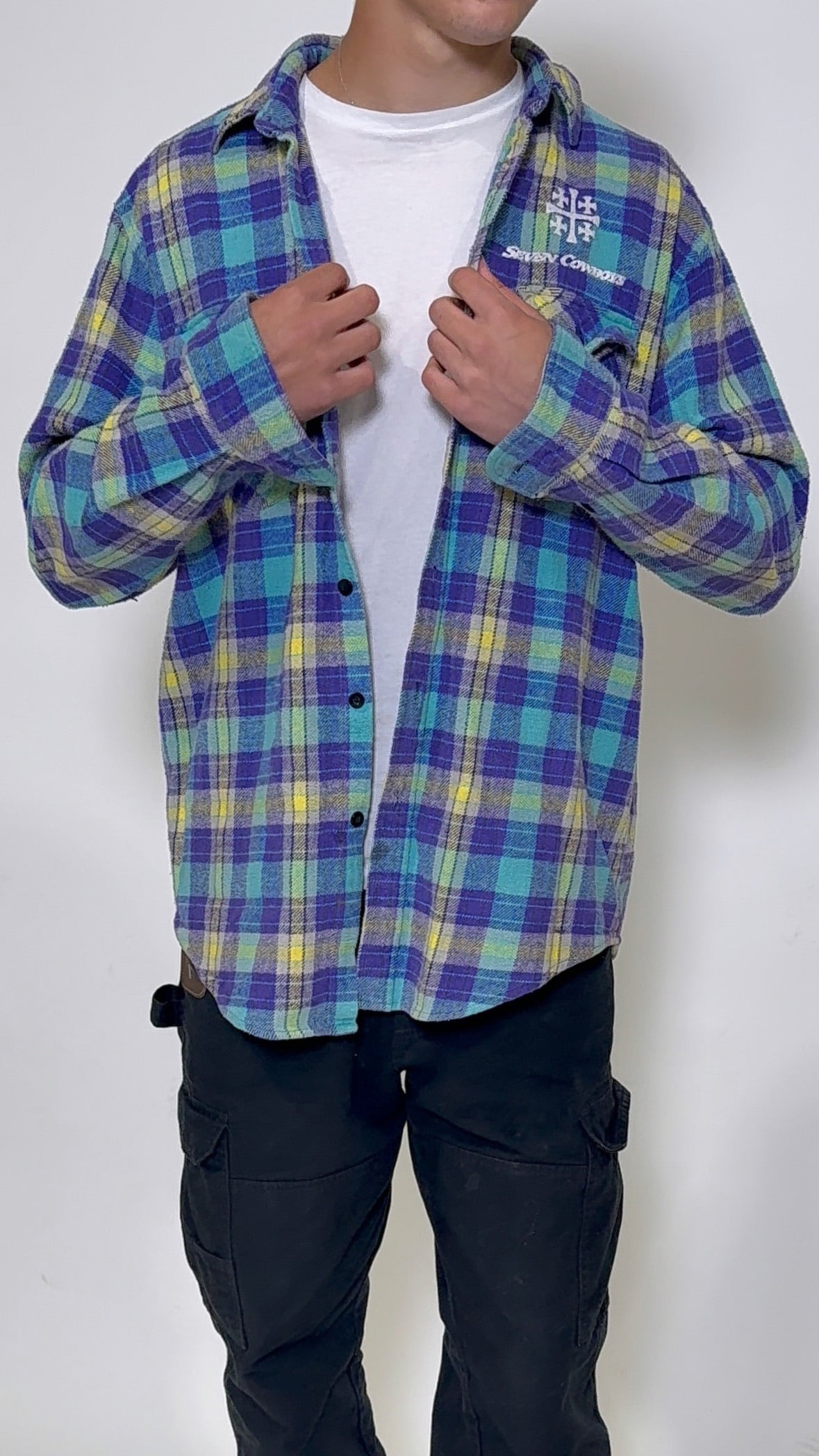 Vintage 1 of 1 Cowboy Flannel